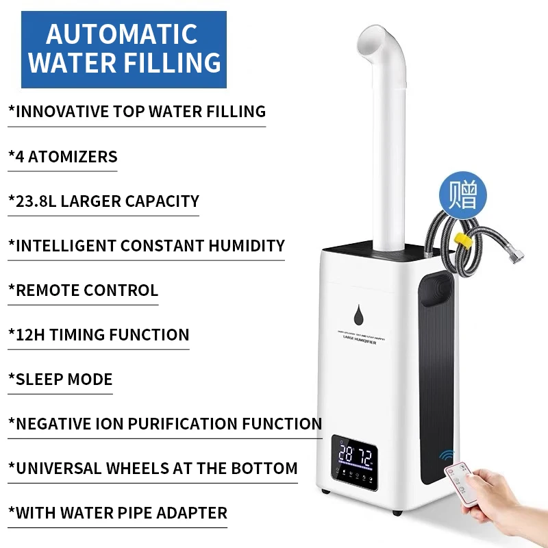 مرطب هواء منزلي 220 فولت/110 فولت 23.8L مرطب ناشر صانع ضباب صناعي نكهة للمنزل مرطب