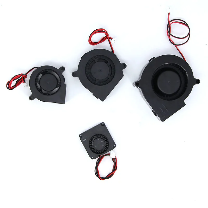 Cooling fan 4010 5015mm 5020 6015 7530 With 2Pin XPH2.54 Wire DC 5V 12V 24V Multiple options for 3D Printer Cooler fans
