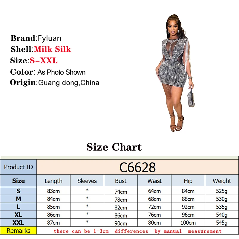 Sexy Sheer Mesh Women's Short Skirt Casual Slim Tassels Decor Tight Fitting Ceremony Girl Dress Crystal Wedding Party Skirt Set