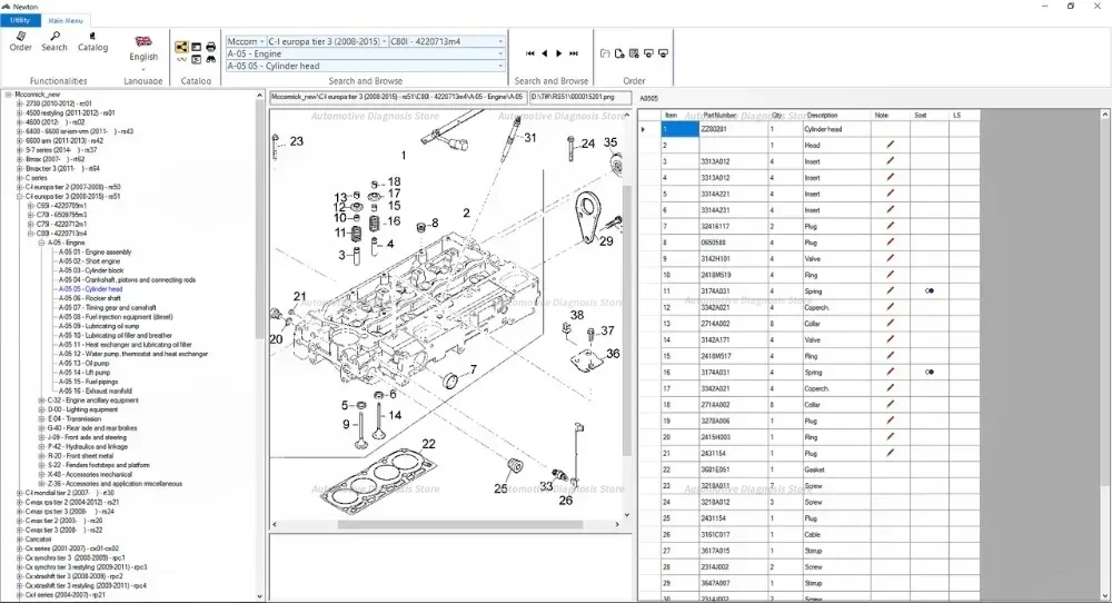 كتالوج تعريف قطع الغيار الإلكترونية McCormick Newton 8.0 [05.2015]