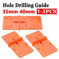 35/40mm Woodworking Punch Hinge Drill Hole Opener Locator Guide Drill Bit Hole Tools Door Cabinets DIY Template Carpenter Tools