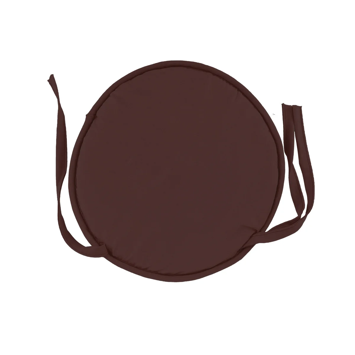 

Круглая подушка для стула, нескользящая подушка для сиденья для домашнего офиса, ресторана, темно-коричневая удобная полиэфирная губка