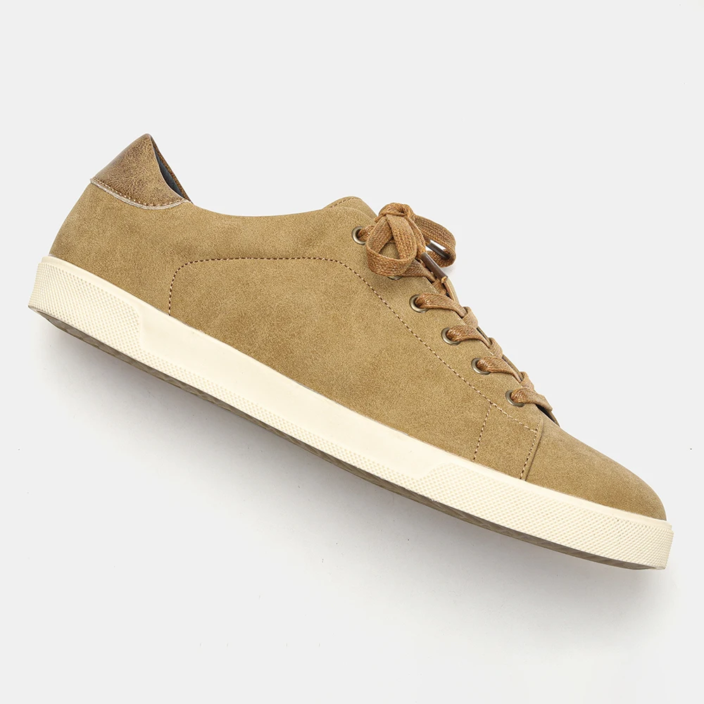 Herren-Sneaker und Freizeitschuhe mit Kontrast-Absatzverstärkung für Herren, Freizeitkleidung, Herrenschuhe, niedriger Schaft – Detail 8