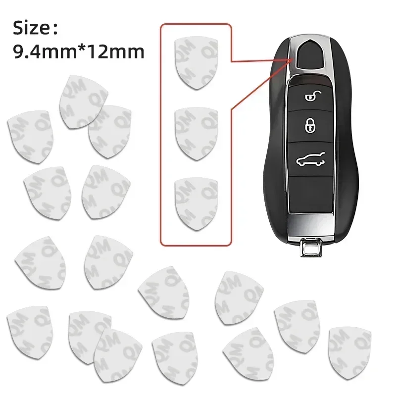 5pcs/10pcs Car Remote Key Logo Stickers badge Decal for Porsche Cayenne Boxster Macan 911 Panamera Cayman 718 Auto Accessories