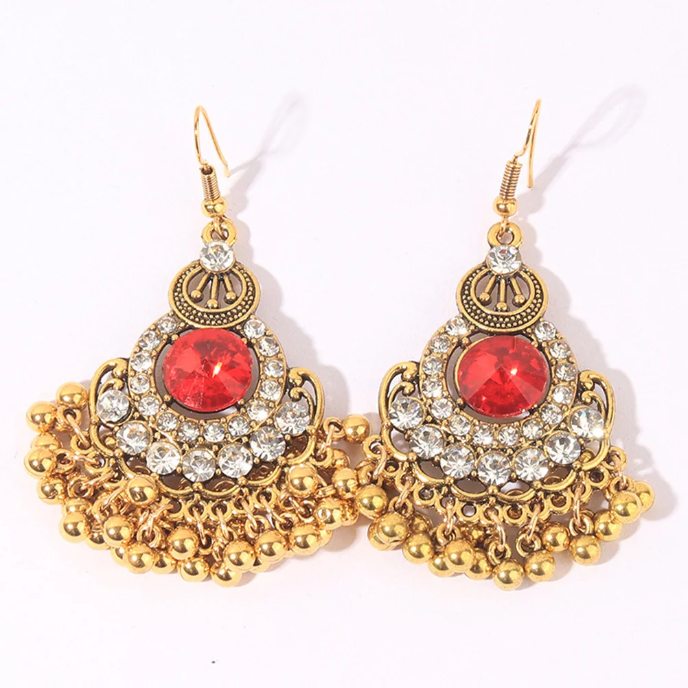 

1 Set Women Jewelry Set Hook Dangle Earrings Pendant Choker Necklace African Charm Statement Wedding Party Prom Valentine Gift