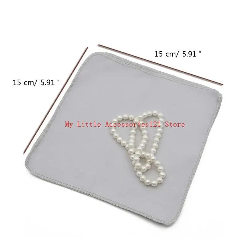 

Delicate Cloth Silver Diamond Cleaning Polishing Cloth for Jewelry Maintenance