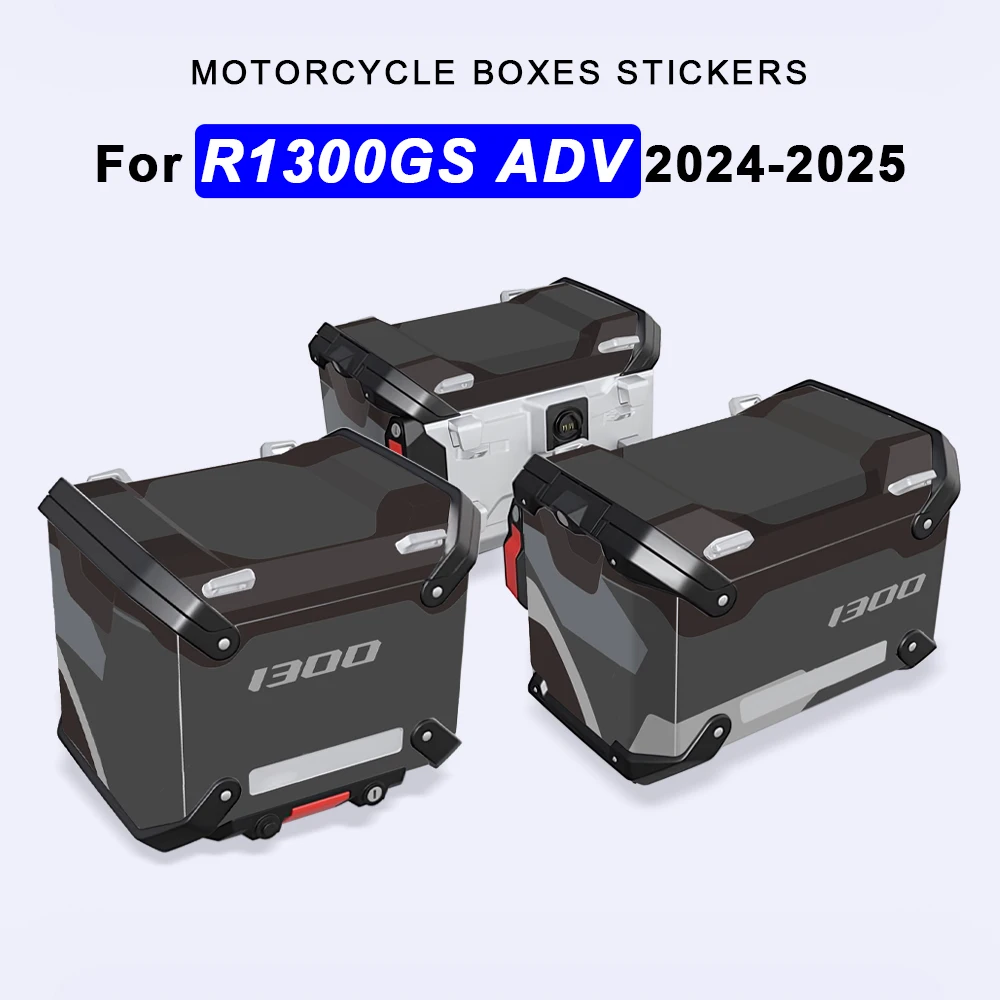 Motorcycle Luggage Case Stickers Accessories For BMW R1300GS ADV R1300 GS 1300GS R 1300 GS Adventure 2024 2025 Trunk Boxes Decal