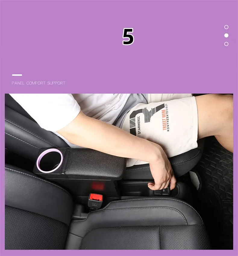Für Leapmotor T03 Armlehnenbox für Leapmotor T03 Auto-Armlehne 2020-2026 Zentrale Aufbewahrungsbox Getränkehalter Auto-Zubehörteile – Detail 9