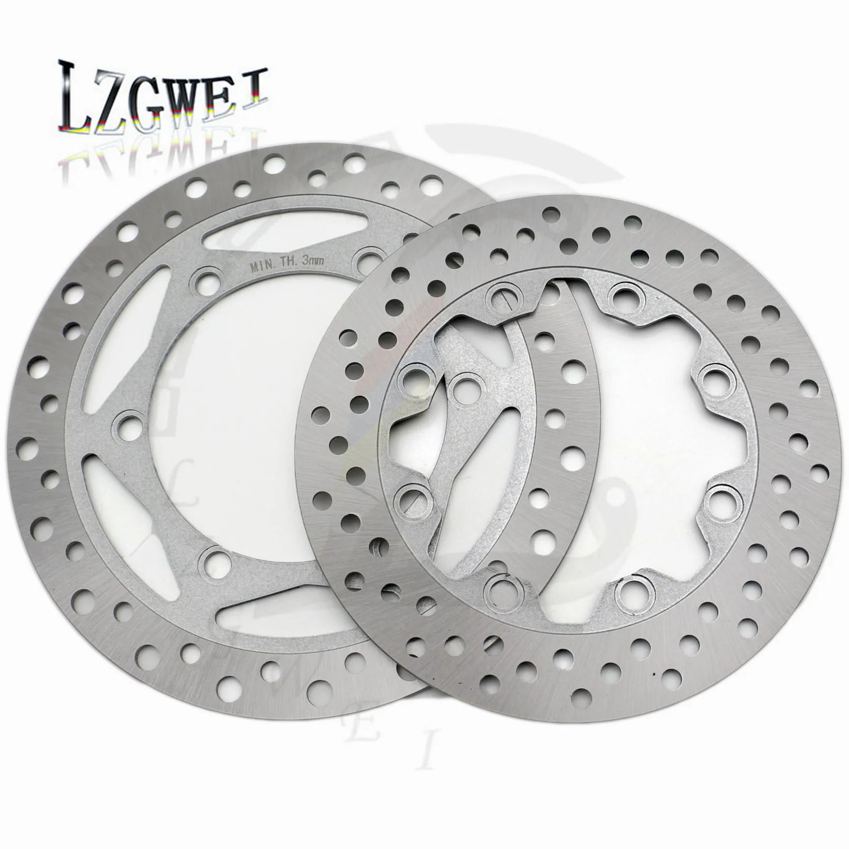 Motorcycle Front Rear Disc Brake Rotor For Kawasaki KL250 Super Sherpa 1997-2007 KL 250