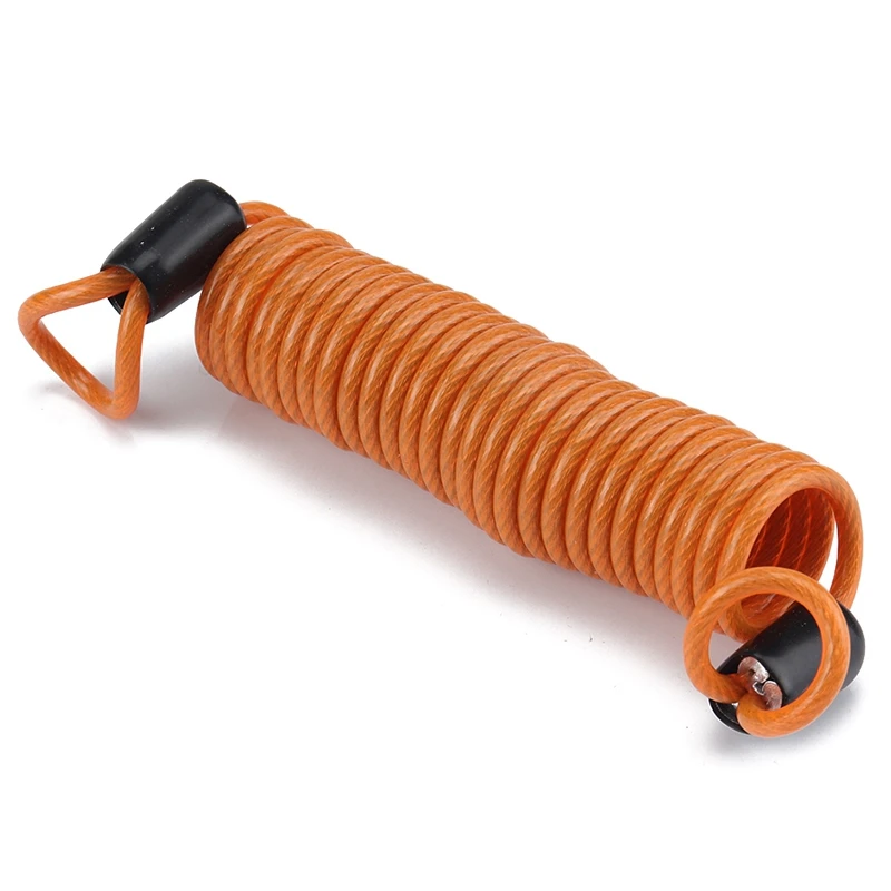 10X100MM Trailer Spring Rope Safety Buckle,Fastway Zip 4 Foot Breakaway Cable 80-01-2140 (Orange)JAS