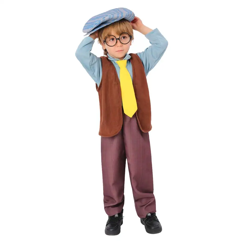 Bambini bambini nonno Costume Cosplay Performance sul palco ragazzi abbigliamento abiti Fantasia Halloween Carnival Party Fantasy Suit