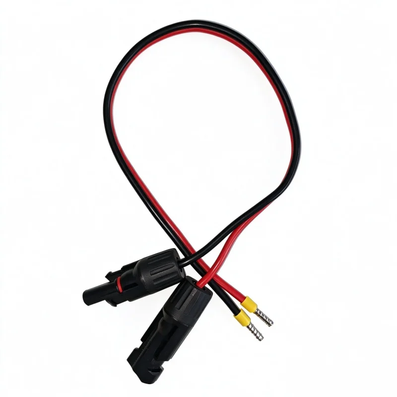 12AWG MC-4 / M8 to EC4012 Solar Adapter Cable 0.9M, Heavy Duty PV Charging Cord for Solar Panel, Portable Power Station