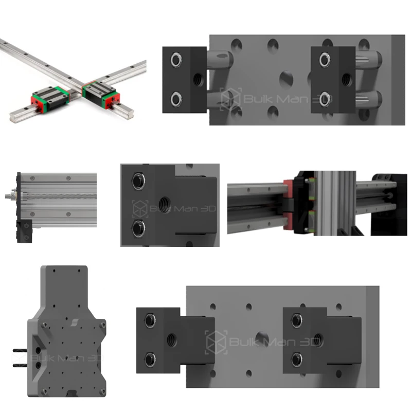 BulkMan3D Screw Driven CNC Upgrade Kit - close-up view