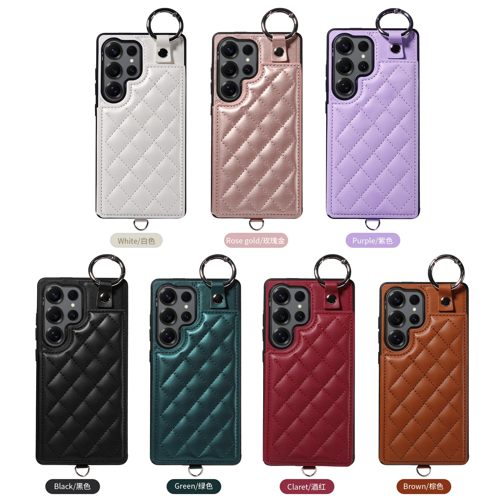 

Magnetic Case For Samsung S Series S21FE S22/Ultra S23/FE/Ultra S24/Ultra S25/Ultra Leather Phone Cover Flip Card Slot