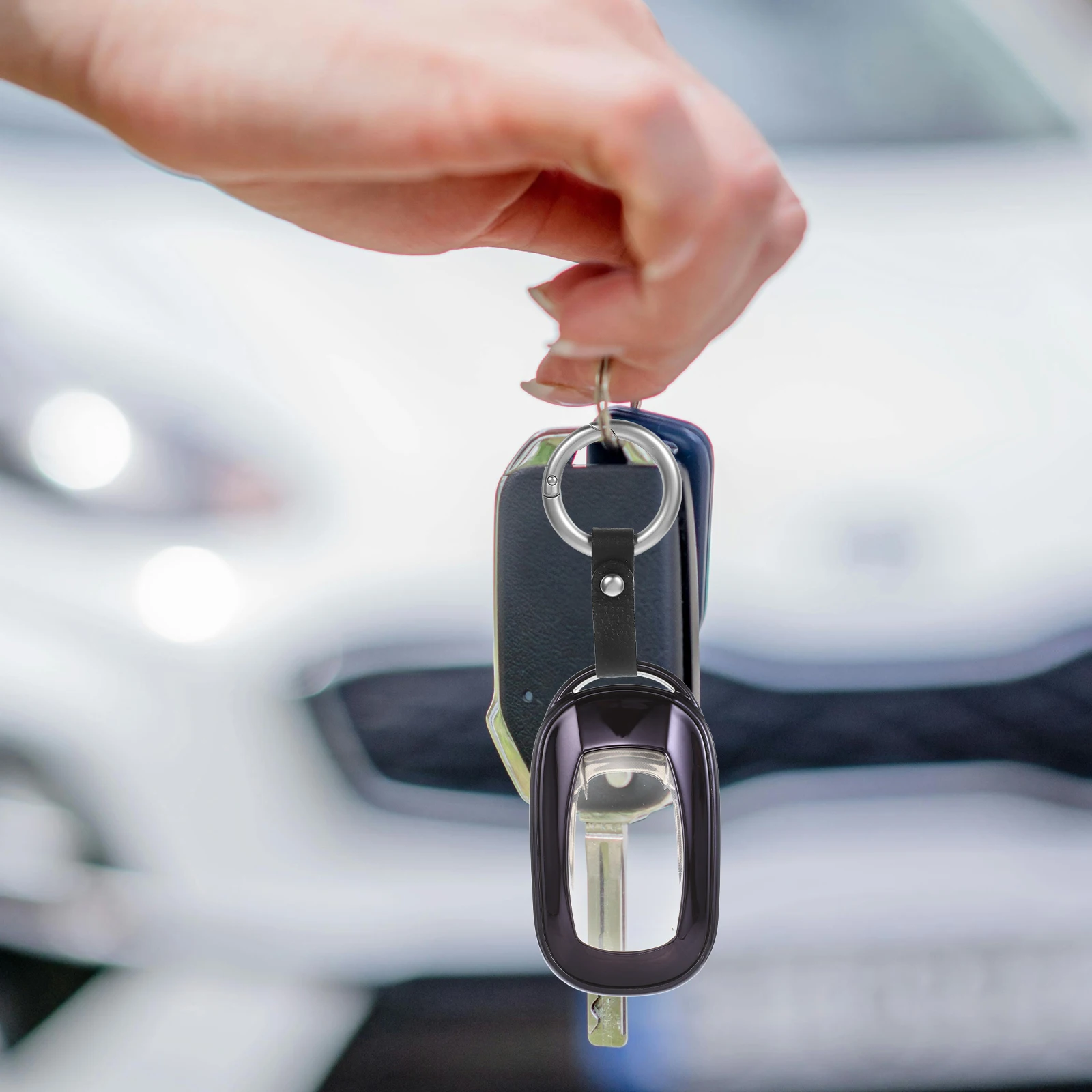 

Car Key Cover Tpu Durable Soft Sturdy Protective Sleeve Waterproof Shockproof For Smart Key Fob Remote Auto Vehicle Use