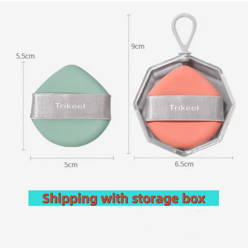 YS00058- 듀얼 유즈 (건식 및 습식) 스펀지 퍼프, 비흡수성, 라텍스 프리, 메이크업 및 에어 쿠션 세팅용, 고탄력