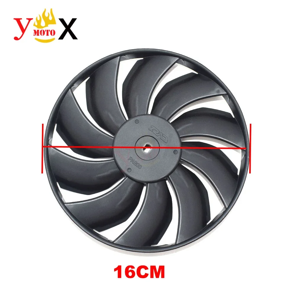 Motorcycle Universal 160MM Engine Radiator Cooling Fan Coolant Cooler Fan blades For Honda CBR600RR CBR1000RR CBR400