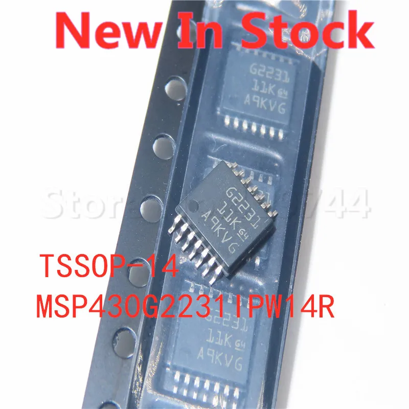 5PCS/LOT 100% Quality MSP430G2231IPW14R G2231 TSSOP-14 SMD 16MHz Microcontroller In Stock New Original