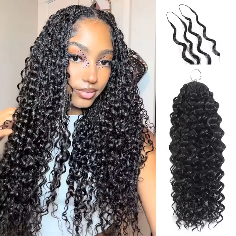 Cabelo Humano Cacheado para Crochê 12A, 30 Polegadas, Espirais Pequenas, Cachos Pixie Profundos, Extensões Pré-Separadas Sem Nós, Tranças Miracle Knot, Extensões de Fácil Instalação, Perucas de Ondas Profundas, Cabelo Humano para Crochê com Nós Milagrosos, Materiais para Tranças, Cabelo Cacheado Volumoso