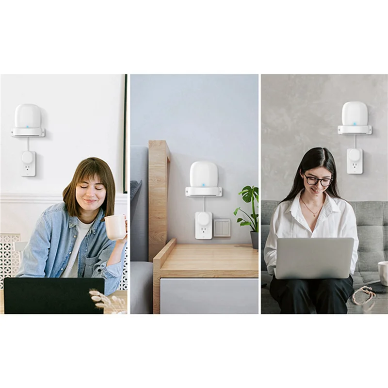 ABGI-For Google Nest Wifi Pro دعامة تثبيت على الحائط، قاعدة دعامة تخزين جدارية ذكية للمكبر الصوت، 3 قطع