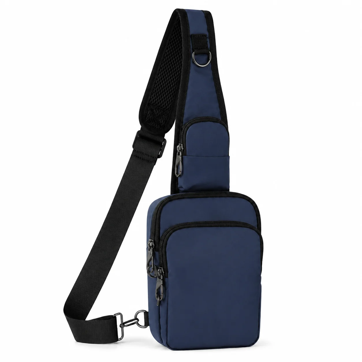 Modische Lässige RFID-Diebstahlschutz-Umhängetasche für Herren, Street-Sport-Brusttasche Einfache Leichte Schultertasche für Pendler