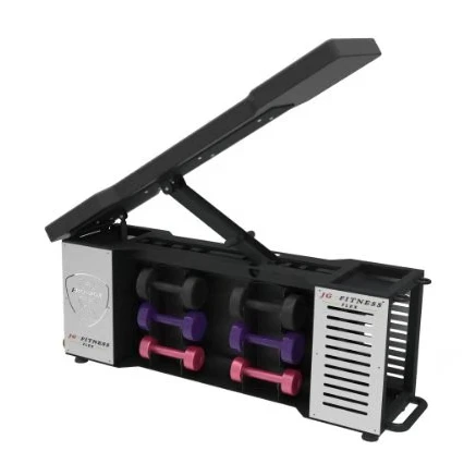 

Home Gym Equipment JG-C38 Dumbbell Training Box with Dumbbell and Kettlebell