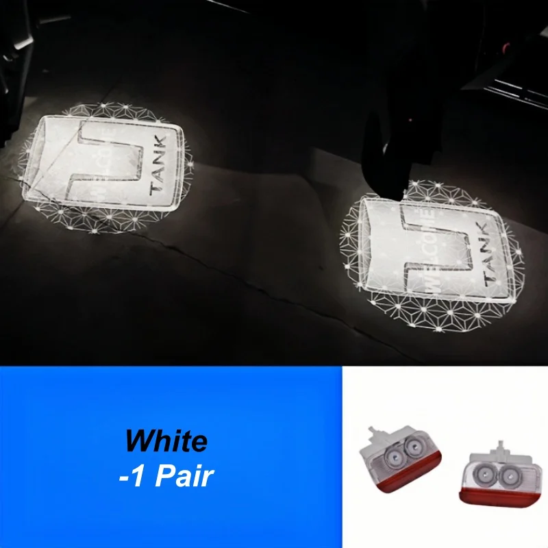 

Car Dedicated High-end Grade Super Bright Tank Logo Door Welcome Light Automobile Interior Accessories Fit for GWM Tank 700Hi4-T