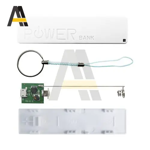 1*18650 배터리 홀더 휴대용 보조 배터리 케이스 (배터리 미포함) 5V 5W USB 출력 보조 배터리 충전기 쉘 배터리 보관함
