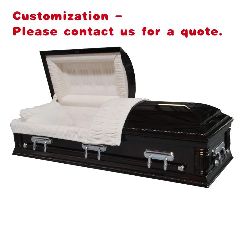 Ataúdes de Madera Duraderos Estilo Americano B&R, Modelo custom.Am-01-1, Color Bronce