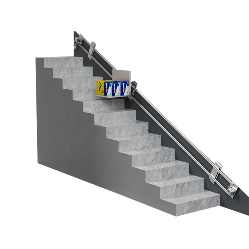 

100kg Maximum Lifting Weight Cargo Stair type Elevator Tray Stairway Dumbwaiter Incline Platform