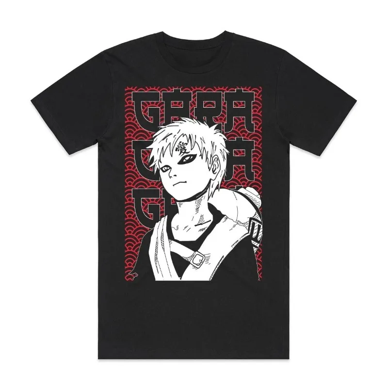 

Naruto Gaara Anime Oversize T-shirt Men Women Short Sleeve Casual Print Tee Cotton Unisex Streetwear Top Cosplay Summer Harajuku