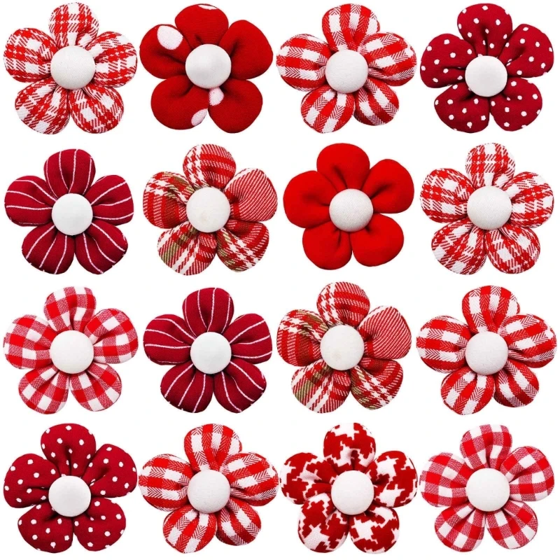 Set 20 fasce elastiche per capelli a forma fiore, elastici decorativi per capelli, gatti ragazze. Dropship