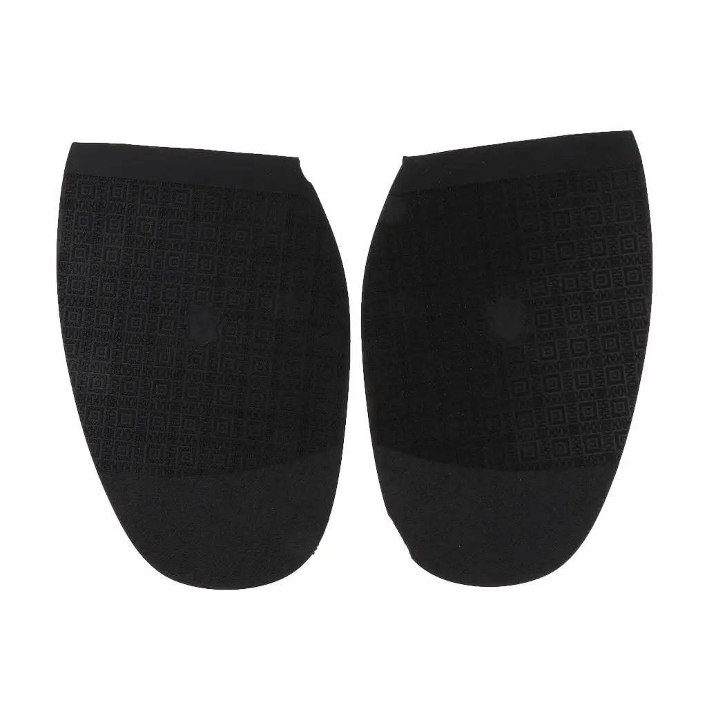 1 Pair Half Soles Non Skid Shoe Repair Supplies Pad Heel Protector Black