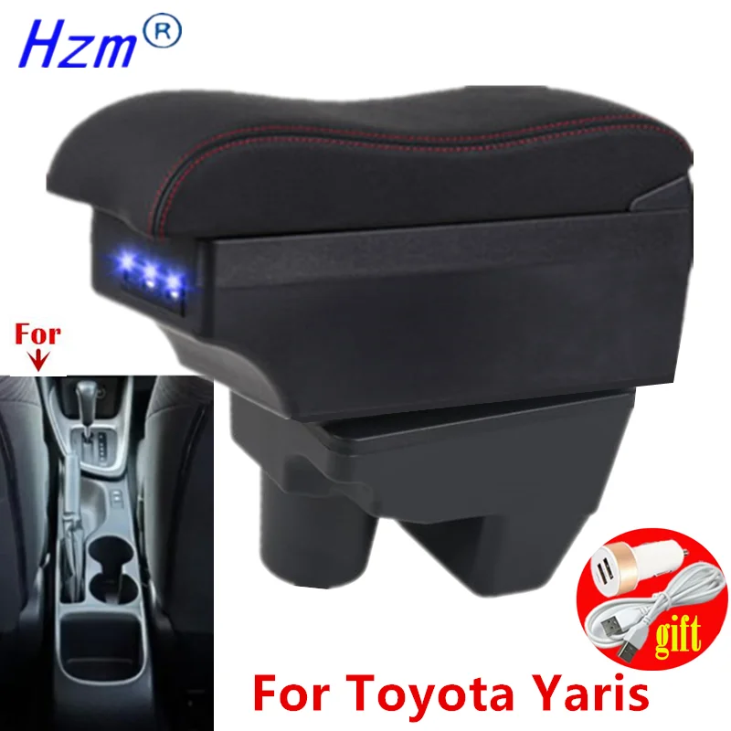 Auto-Armlehnenbox für Toyota Yaris, Armlehnenbox für Toyota Yaris Elegant GR 2020-2025, Aufbewahrungsbox, Nachrüstteile, Autozubehör