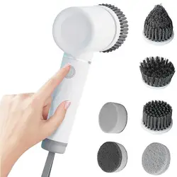 Household Cleaning Brush Kitchen Gadgets Cleaning Products For Home Wireless Clean Brush Home Gadgets Electric Spin Scrubber