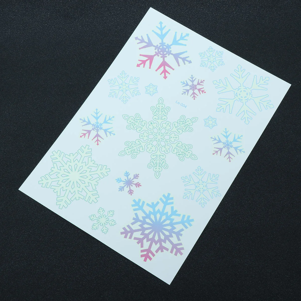 

3Pcs Night Glow Tattoos Christmas Snowflake Patterns Temporary Luminous Stickers Kids Adults Party Decorations