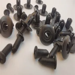 8mm Fender Push Rivet Fastener Bumper Retainer Pin Clips for Volvo S40 S60 S80 S90 V40 V60 V70 V90 XC60 XC70 XC90