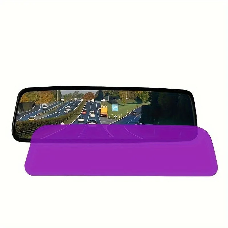 Anti-Glare Car Interior Mirror Film Rearview Mirror Anti Fog Film Auto Night Reversing Glare Protection Sticker Accessories view 2