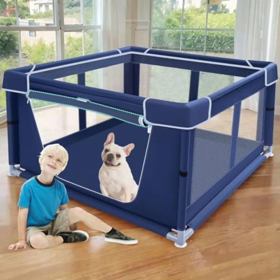 

ch Puppy Playpen Gate Dog Playpen for Puppies or Small Dogs DogFence Pet Playpen for door and Outdoor Sturdy Safety DogPen with