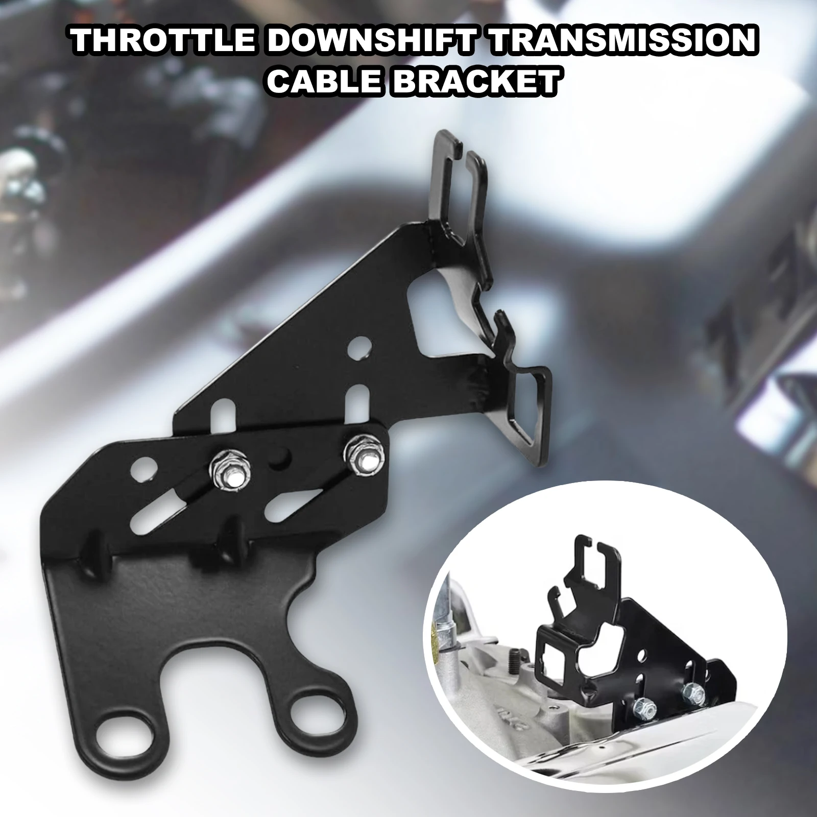 8031 キャブレタースロットルケーブルブラケット ステンレススチール シボレー 265-400 SBC 396-454 BBC スモールビッグブロック用