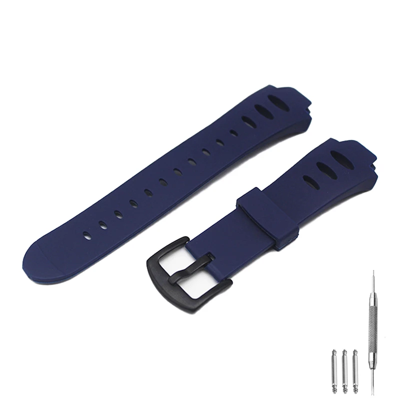 Watch Band For SUUNTO OBSERVER Tt St Sr /Sr Black Watch Wrist Strap Watchband for SS004746330 SS004745330 SS010660330 SS01324411