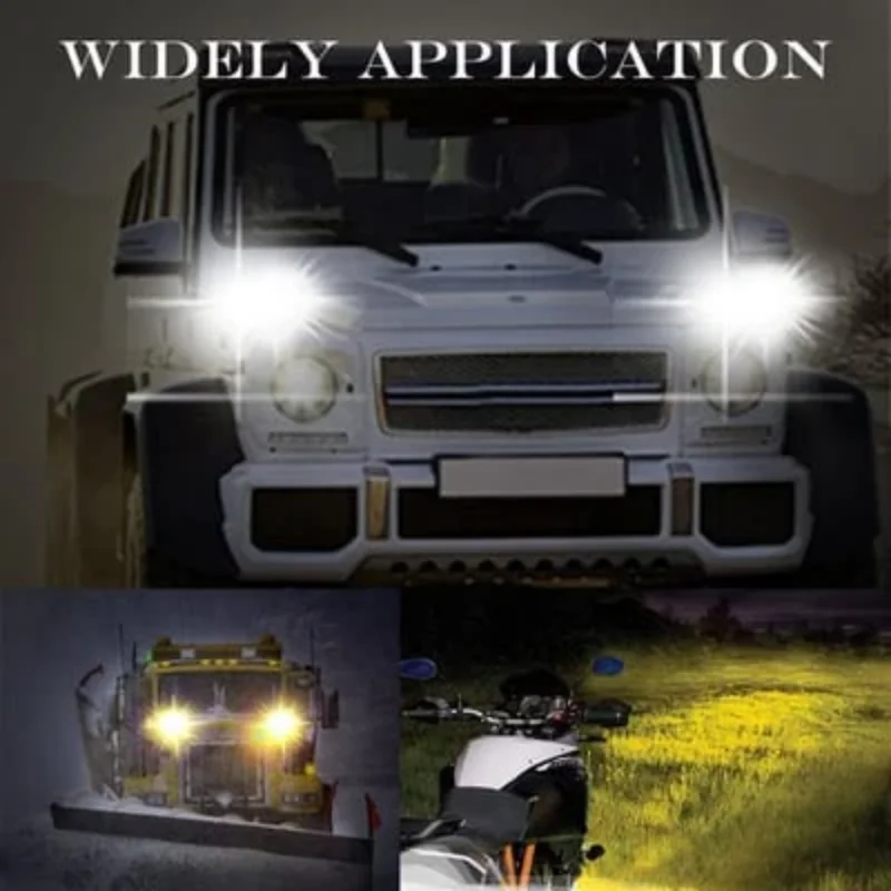 

Motorcycle Driving Light Led Auxiliary Light Two-Color Ultra - Bright Modified Off-Road Lights Engineering Car Auxiliary Lights