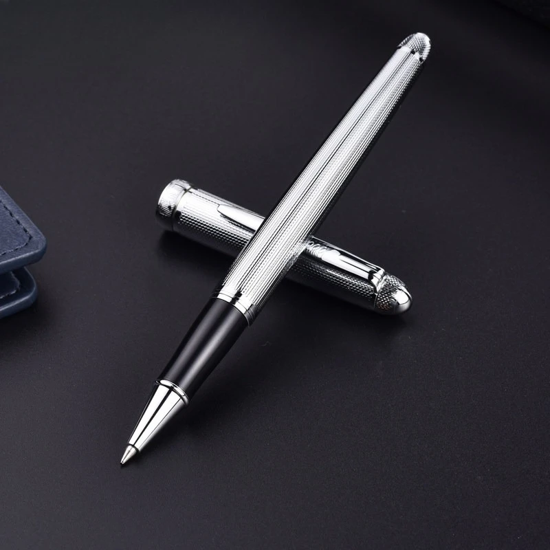 

2026 Duke Silver Ballpoint Pen Signature All-steel Business Vintage High-end Exquisite Gift Rollerball Pen Writing Stationery