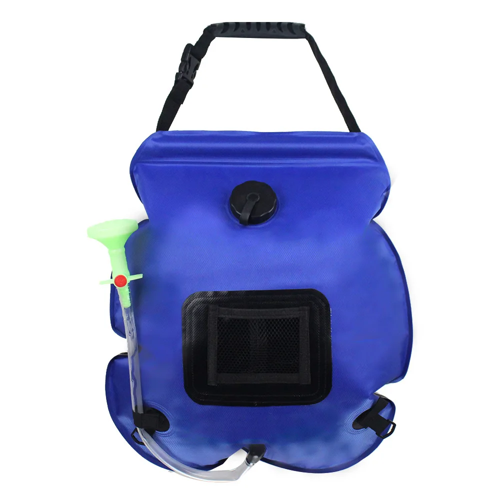 Outdoor 20L Solar Thermal Shower Portable Camping Heating Shower Huge Capacity Bag For Caping Washing Gardening Pet Cleaning