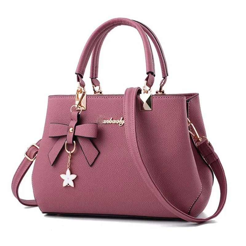 Neue Elegante Schulter Tasche für Frauen Luxus Designer Handtaschen Weibliche Taschen Pflaume Bowknot Süße Messenger Umhängetasche