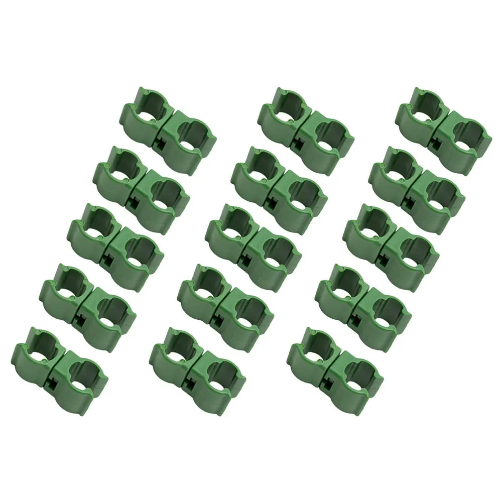

50Pcs Plant Trellis Connector Set for Garden Climbing Support Strong Reusable Plastic Vine Clips for Fences Stakes Adjustable