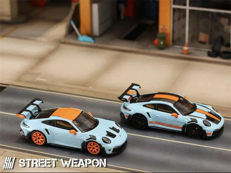 

SW 1:64 GT3 RS Blue Orange Limited599 Diecast Model Car