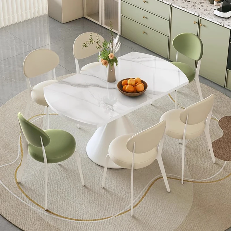 

Luxury Small Dining Tables White Square Eating Modern Wooden Dining Tables Luxury Space Saving Mesa De Comedor Furniture Home