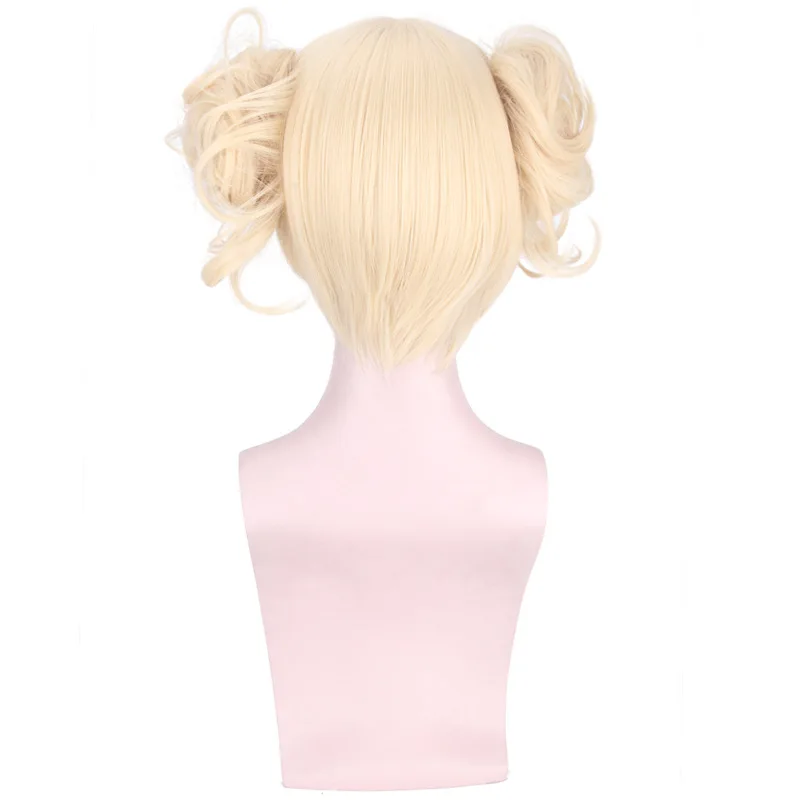 My Hero Academia Cross my body / Himiko Toga Cosplay Wig  Split tiger mouth clip milk blonde cosplay wig high temperature wire