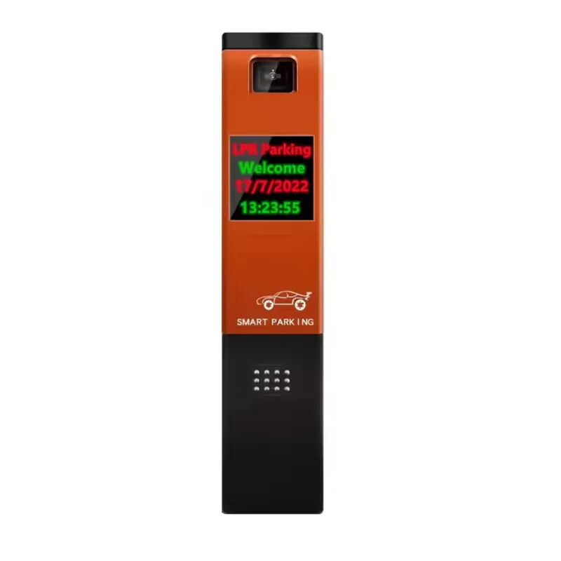 Parking Management System Entry Station Barcode Ticket Rfid Dispenser Parking System Number Plate Recognition